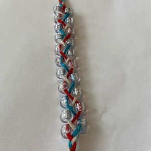 Braided Friendship Bracelet With Beads